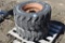 Pair of Bobcat 12-16.5 skidsteer tires
