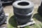 Group of 3 BridgeStone 295/75R22.5 Tires and Rims