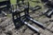 New Ansung 4000 lb Quick attach pallet forks