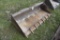 78in Skid Steer Quick Tach Bucket with Tooth Bar