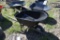Black wheel barrow
