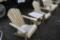 New Amish Made Adirondack chair set with table