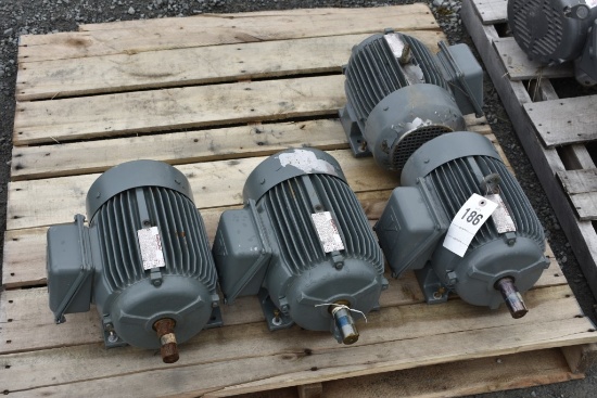 4 Vangaurd 3 horsepower electric motors