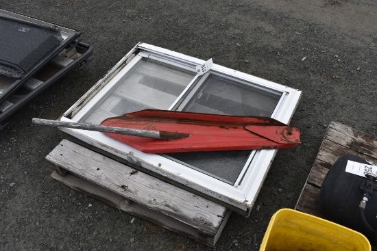 42 inch window and guard for sickle bar mower