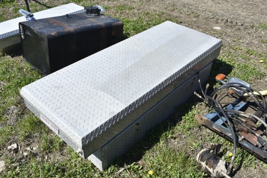 Weather guard full size diamond plate truck tool box