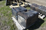 pair of truck fuel tanks
