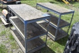 2 2ft x 4ft x 38in 3 Tier Shelves