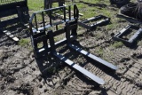 New Ansung 4000 lb Quick attach pallet forks