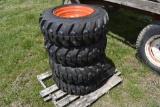 New Forerunner 10-16.5 Tires with 8 Lug Bobcat Kubota Rims