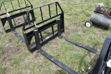 New Kivel 3500lb Quick Attach Pallet Forks