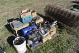 Pallet of misc tools and hand tools