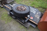 Hitch, mudflaps, and 265/75 r 16 Tire on 6 lug rim
