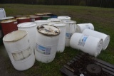 11 white barrels