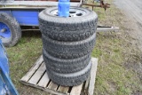 4 Hankook 255/75/R17 Tires