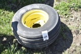 26 x 12 implement tire on 6 lug rim