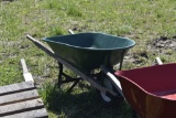 Green Wheel Barrow