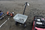 Push lawn seeder