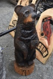 Bear Cub Wood Carving