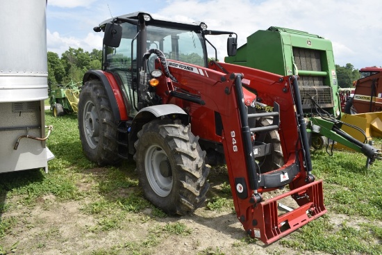 Massey Ferguson 5711 4WD Cab Tractor w/ Massey Ferguson 946 Loader