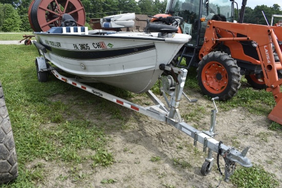 Smoker King Troller Fishing Boat & Trailer package deal