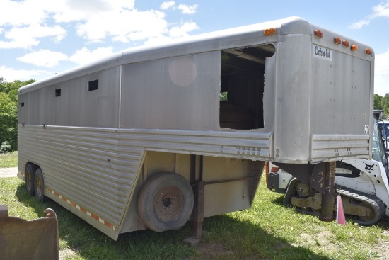 1996 Custom-Fab Cattle Stock Trailer