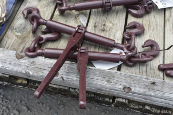 2x New 5/16-3/8 Ratchet Binders