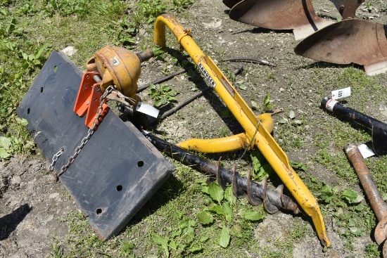 Danuser 3pt and Quick Attach Post Hole Digger
