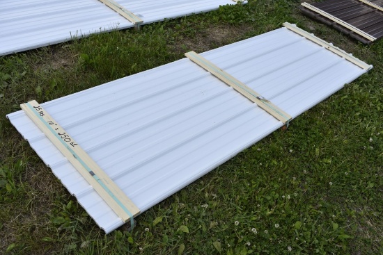 White Metal Roofing