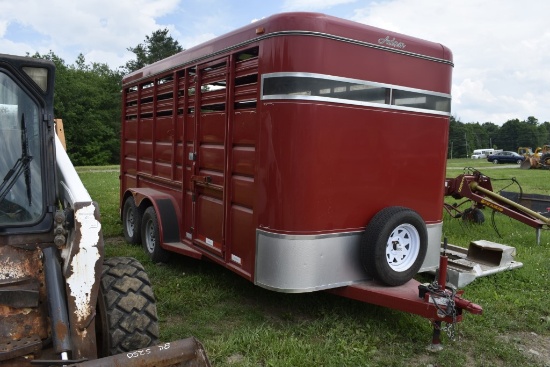 2015 Adam 5x15' Stock Trailer