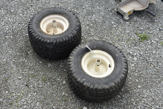 2 Goodyear 18x9.50-8 Tires with Rims