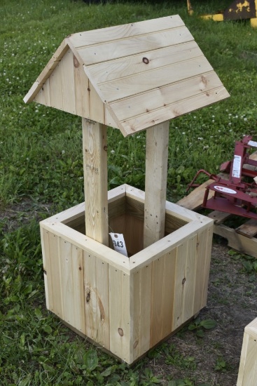 Wooden Wishing Well