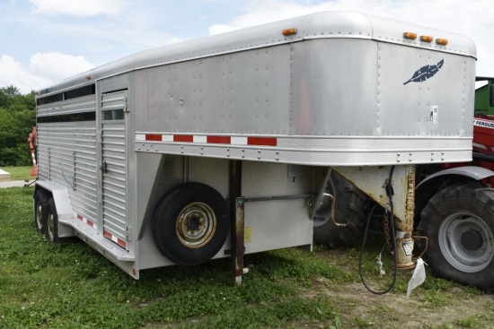 1996 Featherlite Aluminum Gooseneck Horse Trailer