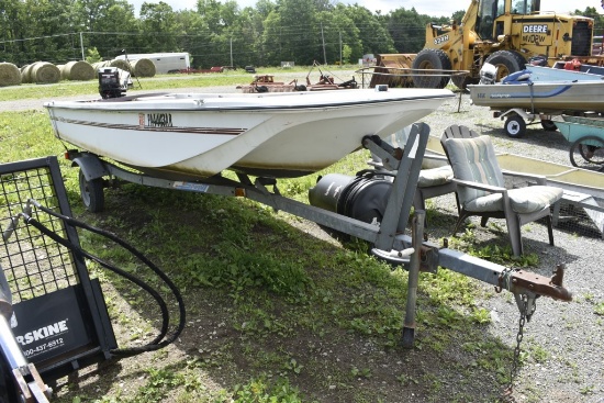 Troller Boat with Trailer