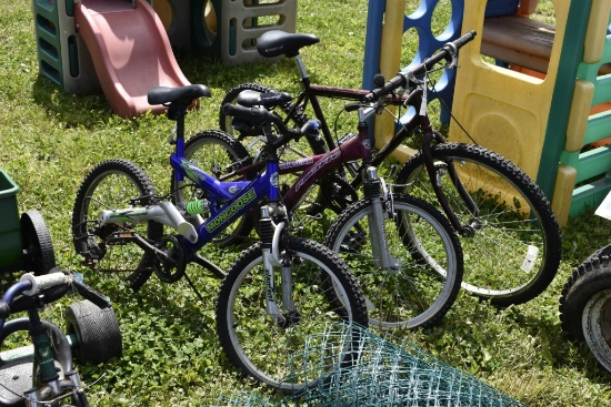 3 Kid's Bicycles