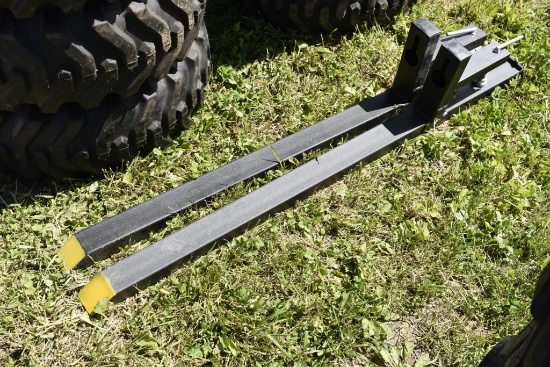 42" Pin On Bucket Forks