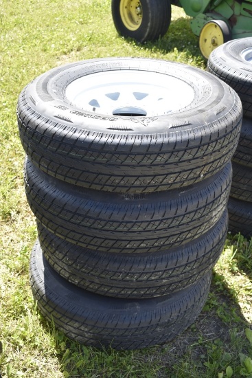Rainier ST235/80R16 Tires on 8 Lug Rims