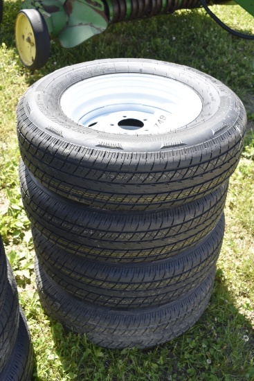 Rainier ST205/75R15 Tires on 5 Lug Rims