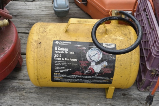 Performance Tool 5 Gallon Portable Air Tank