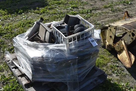 pallet car parts and caster wheels