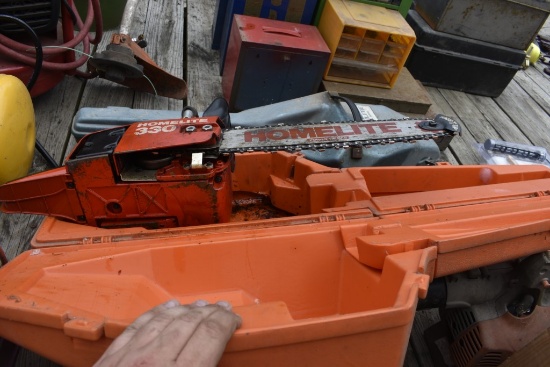 Homelite 330 Chainsaw in Stihl Case