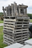 12 Heavy Pallets for Stone w/ Side Supports