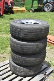 4 Ultra Motor Sports Rims w/Bridgestone P275/65R18 Tires