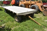 16' Flat Deck Hay Wagon with New Holland Gear
