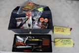 Stack-on Tackle Box with Fishing Supplies