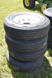 Rainier ST235/80R16 Tires on 8 Lug Rims