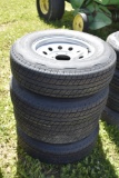 Rainier ST225/75R15 Tires on 6 Lug Rims