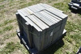 Pallet of Thermal bluestone, assorted thickness