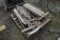 Pallet with 3 Sleds and 2 Pickaxes