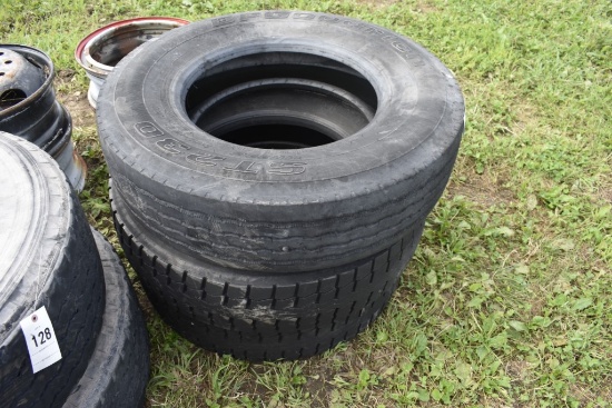 pair of pair of BFGoodrich 11R22.5 tires