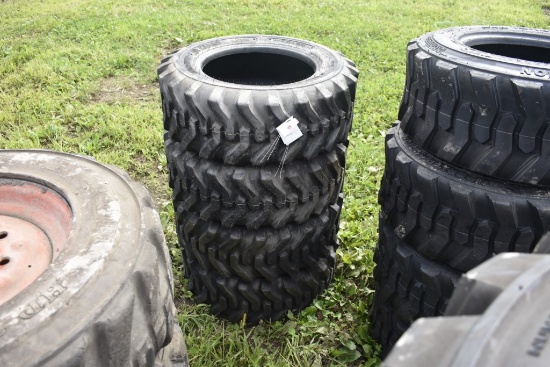 4 new Camso 10-16.5 skidsteer tires